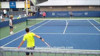 Grigor Dmitrov backhand slow motion [upl. by Grantley877]