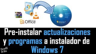 Instalando actualizaciones a ISO de Windows 7 [upl. by Acinorahs]