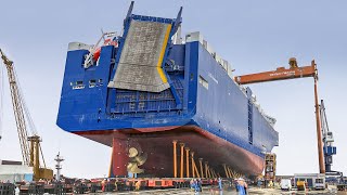 Inside Shipyards Building Massive Car Carrier Ships  Documentary [upl. by Ireg57]