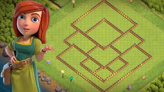 DISEÑO AYUNTAMIENTO 10  TH10  SUBIDA DE COPAS CLASH OF CLANS [upl. by Ahtelahs]