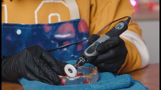 How to achieve the perfect epoxy resin finish with Resin8 and Dremel [upl. by Llerod208]