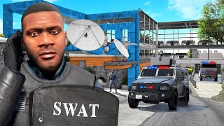 GTA 5  Franklins House is the NEW Swat Team HQ [upl. by Miculek290]