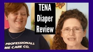 TENA Diaper Review  Tam Talks Incontinence [upl. by Haramat649]