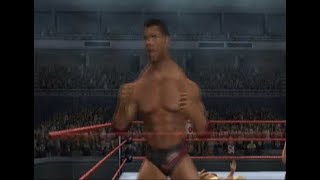 WWE Smackdown Vs Raw 2006 PS2 2005 Batista Defeat Muhammad Hassan With Khosrow Daivari On Raw 2005 [upl. by Roye]