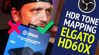 How To Fix OverSaturated HDR Tonemapping in OBS  Elgato HD60X [upl. by Isayg]