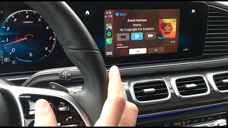 2021 Mercedes Benz GLE Apple CarPlay Tutorial So Close To Perfection [upl. by Elberta155]