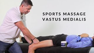 How to Massage Vastus Medialis  Knee Pain  Runners Knee [upl. by Kahn]