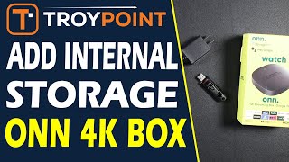 Add Internal Storage to Walmart Onn 4K Google TV Streaming Box [upl. by Ahsiuqram]