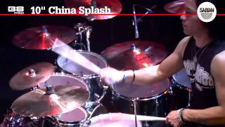 10quot B8 Pro China Splash by SABIAN demo featuring Tim Yeung [upl. by Nediarb]