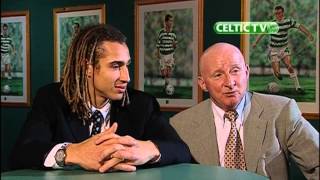 Celtic FC  19991205 Henrik Larsson and Jimmy Johnstone interview [upl. by Irina269]