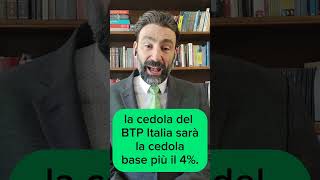 Quanto rende BTP Italia se inflazione cala [upl. by Strickman]