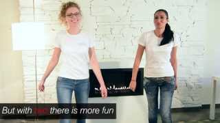 Bio ethanol fireplace installation PrimeFire uncensored [upl. by Anigriv]