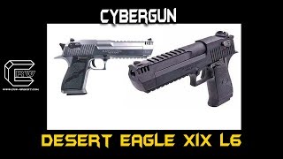 CRW review Desert Eagle XIX L6 Cybergun Dec 2019 [upl. by Tamar]