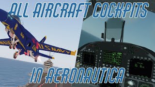 All Aircraft Cockpits in Aeronautica [upl. by Pinkham]