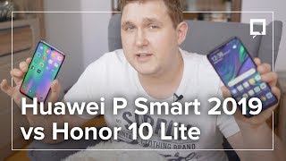 HUAWEI P Smart 2019 kontra HONOR 10 Lite  pojedynek bliźniaków [upl. by Mil766]