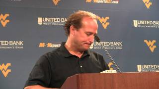 Dana Holgorsen Press Conference 1042011 Part 1 [upl. by Radie]