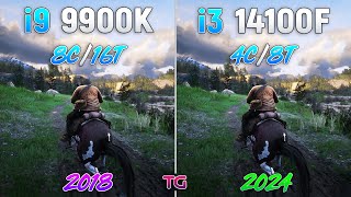 i9 9900K vs i3 14100F  6 Years Difference [upl. by Eddie447]