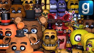 Gmod FNAF  Spawning As Many Ragdolls As I Possible Can [upl. by Aronid]