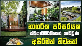 නාගරික පරිසරයක ස්වභාවධර්මයෙන් හැඩවුණු අසිරිමත් නිවසක්  Kedella  Sirasa TV [upl. by Magena]