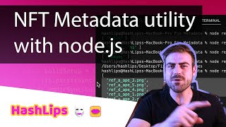 NFT Metadata utility with nodejs [upl. by Boyes268]