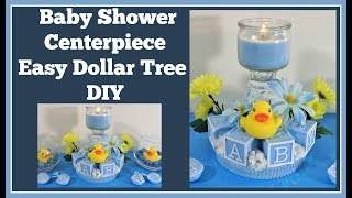 Baby Shower Centerpiece 🍼 Dollar Tree DIY [upl. by Eanad]