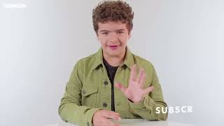 Gaten Matarazzo says Gaten Matarazzo [upl. by Eimas]