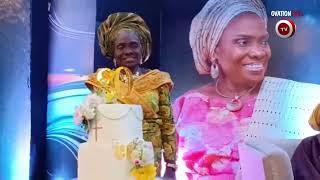 GLAMOUR GLITZ AS MRS MARY CALLISTA OLUFUNKE LAWANSON CELEBRATES 80TH BIRTHDAY IN ILEIFE [upl. by Eisej]