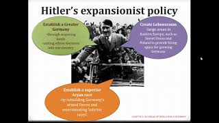 Unit 2 Chapter 4 Part 2 Hitlers expansionist policy [upl. by Iroc]