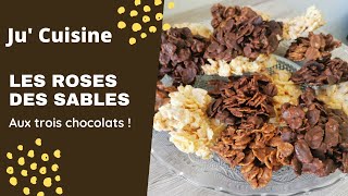 LA recette des roses des sables  3 chocolats [upl. by Aned]