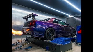 TOP 5 LOUDEST NISSAN GTR R34 2 step [upl. by Alywt]