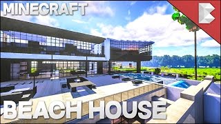 Minecraft EPIC Modern Beach House  Build Tour w Keralis [upl. by Doroteya12]