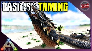 BASILISK TAMING USING ROCK DRAKE EGGS  JURASSIC ARK  ARK SURVIVAL EVOLVED EP39 [upl. by Ycnej995]