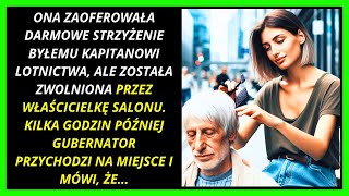 FRYZJERKA OBCIĘŁA MĘŻCZYŹNIE WŁOSY ZA DARMO ZOSTAŁA ZWOLNIONA A POTEM PRZYJECHAŁ GUBERNATOR [upl. by Zeralda]