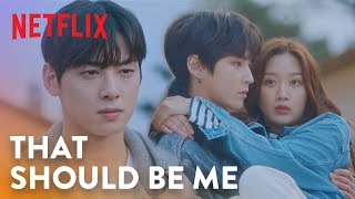 Cha Eunwoo is jealous about how close Hwang Inyoup and Mun Kayoung are  True Beauty Ep 8 ENG [upl. by Eiuol499]