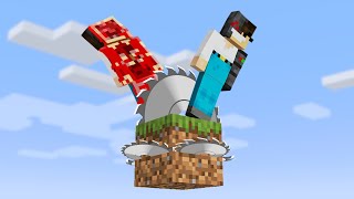 Minecraft But On 1 Death Block [upl. by Ainat]