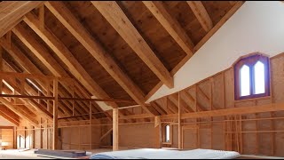 5 Easy Steps DIY Ceiling Insulation with Baffles and Batt Insulation [upl. by Notrem980]