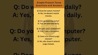 Simple Present Tense Exercises  English Grammar Quiz [upl. by Aiuoqes134]