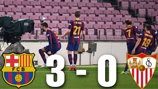 Barcelona vs Sevilla 30 Copa del Rey SemiFinal 2nd Leg  MATCH REVIEW [upl. by Quackenbush69]