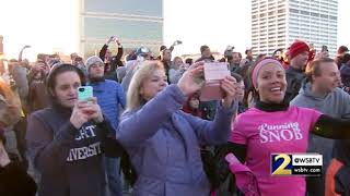 RAW VIDEOquot Spectators react to the Georgia Dome Implosion [upl. by Nikolai]