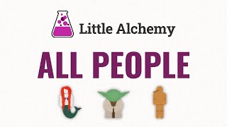 How to make ALL PEOPLE in Little Alchemy [upl. by Ahselak46]