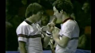 Chicago 1982 Michelob  Connors vs McEnroe flareup [upl. by Johna]