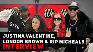 Justina Valentine London Brown amp Rip Micheals Talk April Fools Comedy Jam  More [upl. by Osnola]