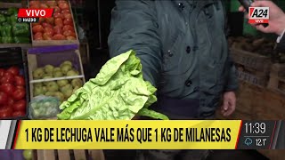 🥗🍏🍅 quotLA GENTE VIENE A COMPRAR LO QUE ESTÁ CAROquot  VERDULERO [upl. by Alyosha]