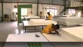 Natural Latex Mattress Production Start to Finish [upl. by Aiveneg]