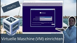 Virtuellen PC  Virtuelle Maschine mit Windows 10 einrichten  German  Deutsch [upl. by Neehahs990]