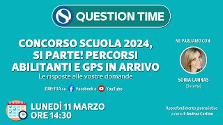 Concorso scuola 2024 si parte Percorsi abilitanti e GPS in arrivo Le ultime notizie [upl. by Hildagarde888]