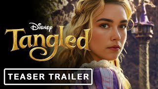 Tangled  Live Action 2025  Official Disney Trailer Florence Pugh Live Action Movie [upl. by Nerraw]