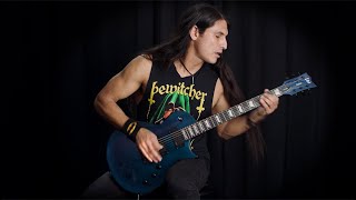 ESP Guitars LTD Deluxe EC1000 Violet Andromeda Demo by Eli Santana [upl. by Hama]