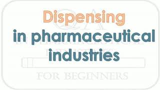 Dispensing in pharmaceutical industry  الوزن في صناعه الدواء [upl. by Weiss]