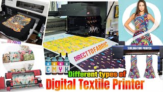 Types of Digital Textile Printing Machines  Explore the best printing techniques for your fabrics [upl. by Nylorahs]